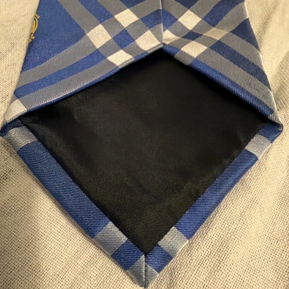 Golden State Warriors NBA Blue Yellow White Plaid Tie Officially Licensed